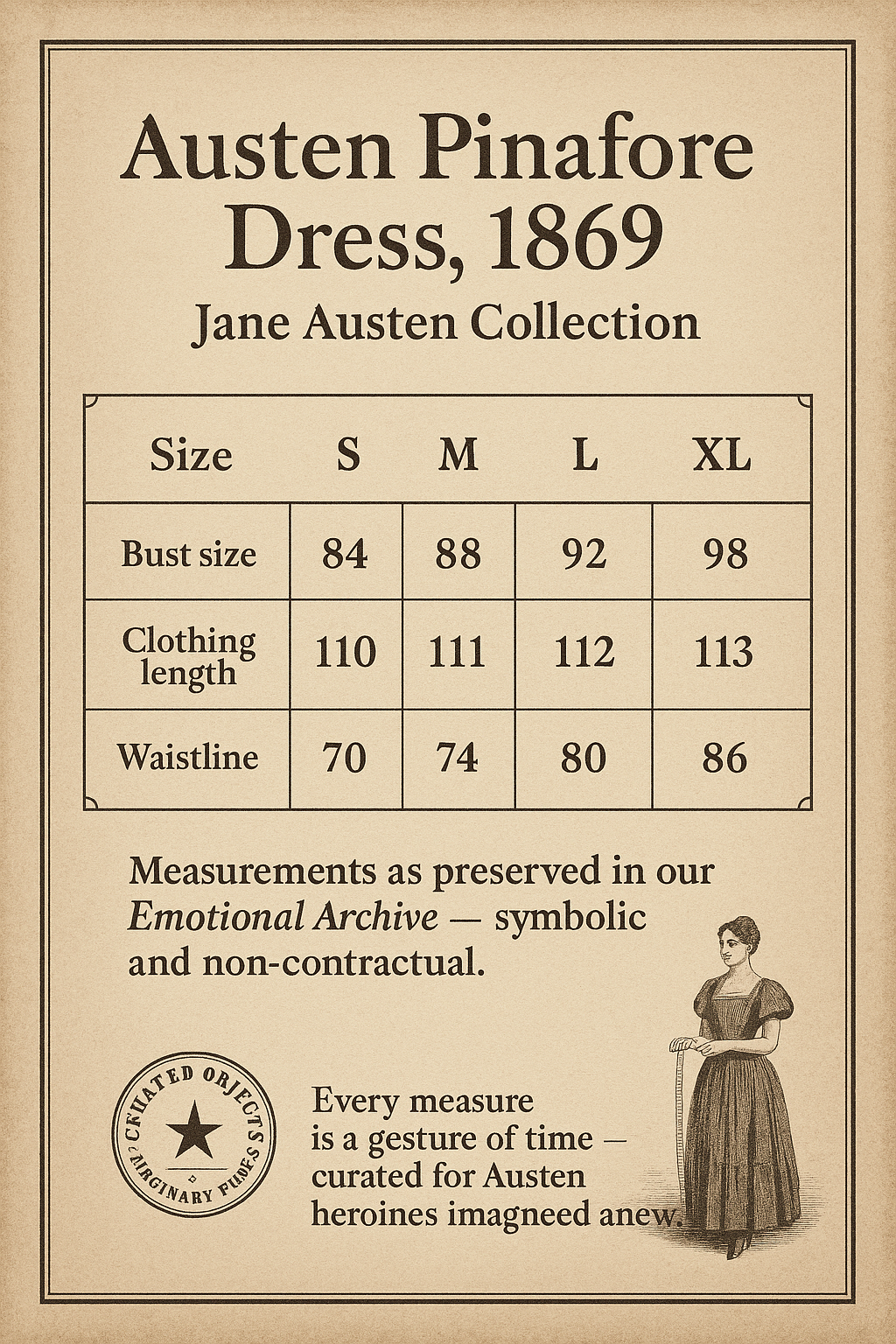 Austen Pinafore Dress, 1869
