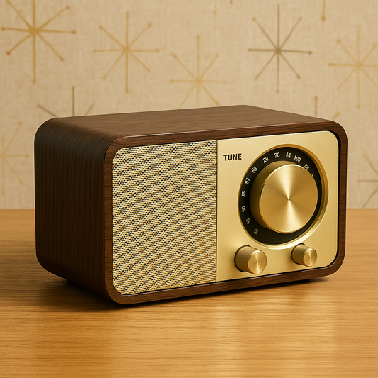 Nostalgic Bluetooth Speaker Bluetooth Sound Retro Classic Speaker Retro Radio Wireless Bluetooth 5.0 Wooden Portable Subwoofer