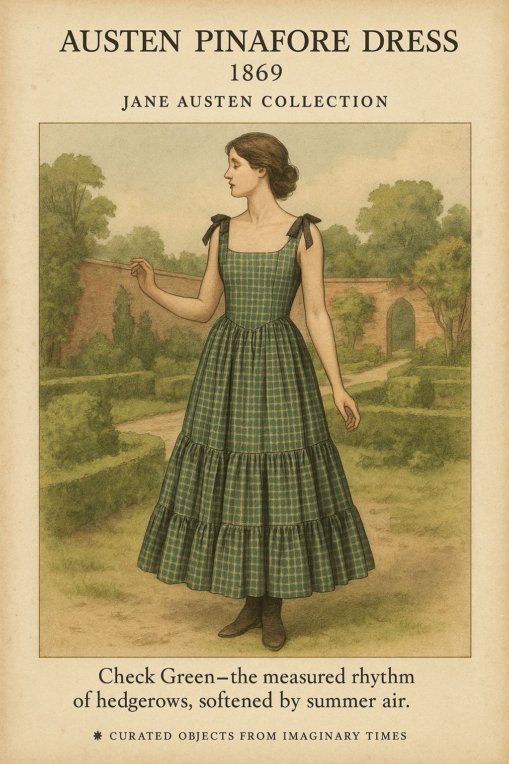 Austen Pinafore Dress, 1869