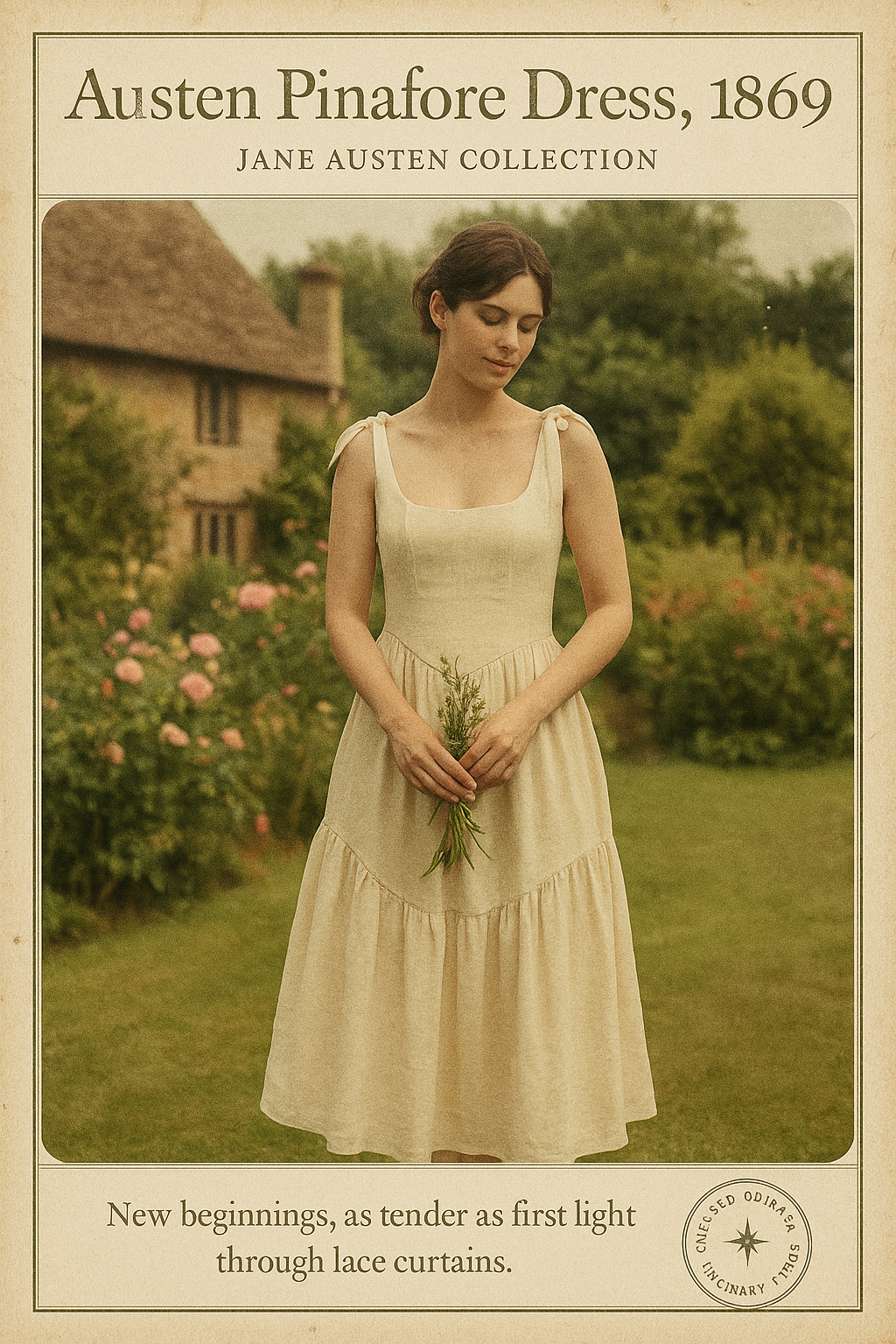 Austen Pinafore Dress, 1869
