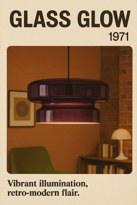 Purple Glow Pendant, 1969